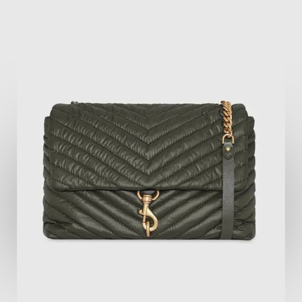 🎉QUICK SALE🎉Rebecca Minkoff Edie Nylon Jumbo Flap Shoulder Bag - Picture 2 of 8